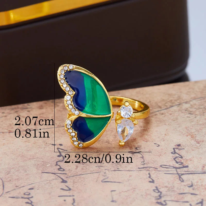 Blue Butterfly Dreams Ring 1