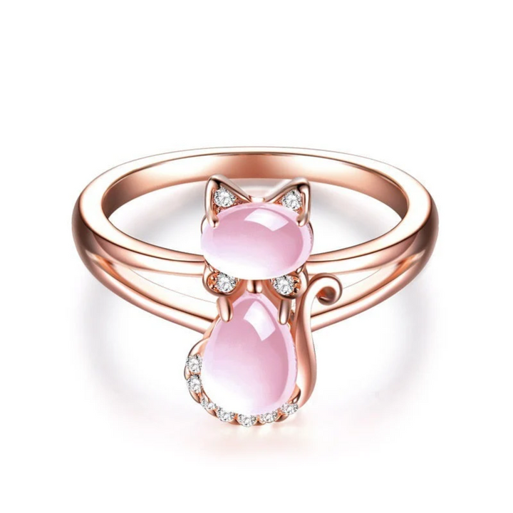 Cat Ring in Rose Gold 0