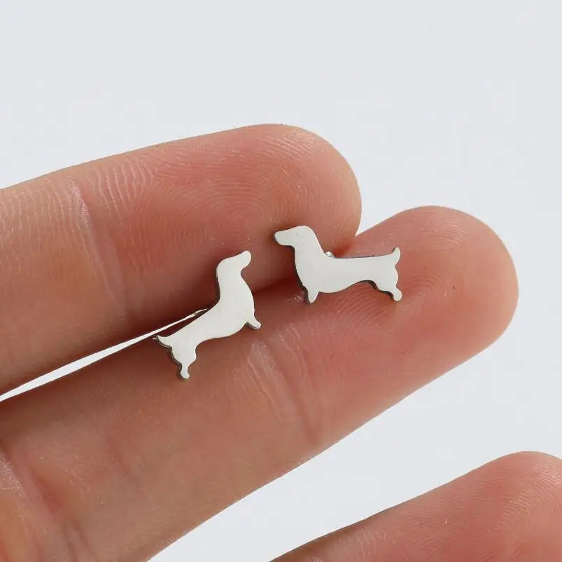 Dachshund Stud Earrings 0