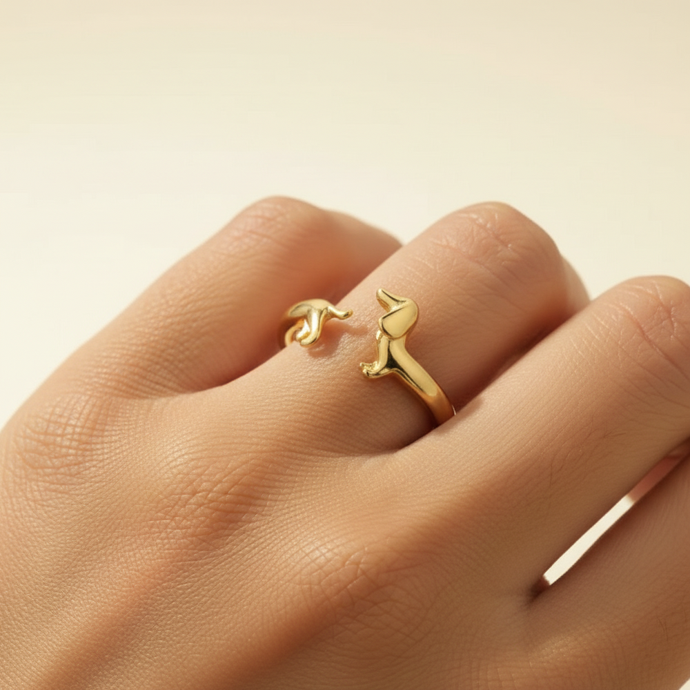 Dachshund Wrap Ring 1