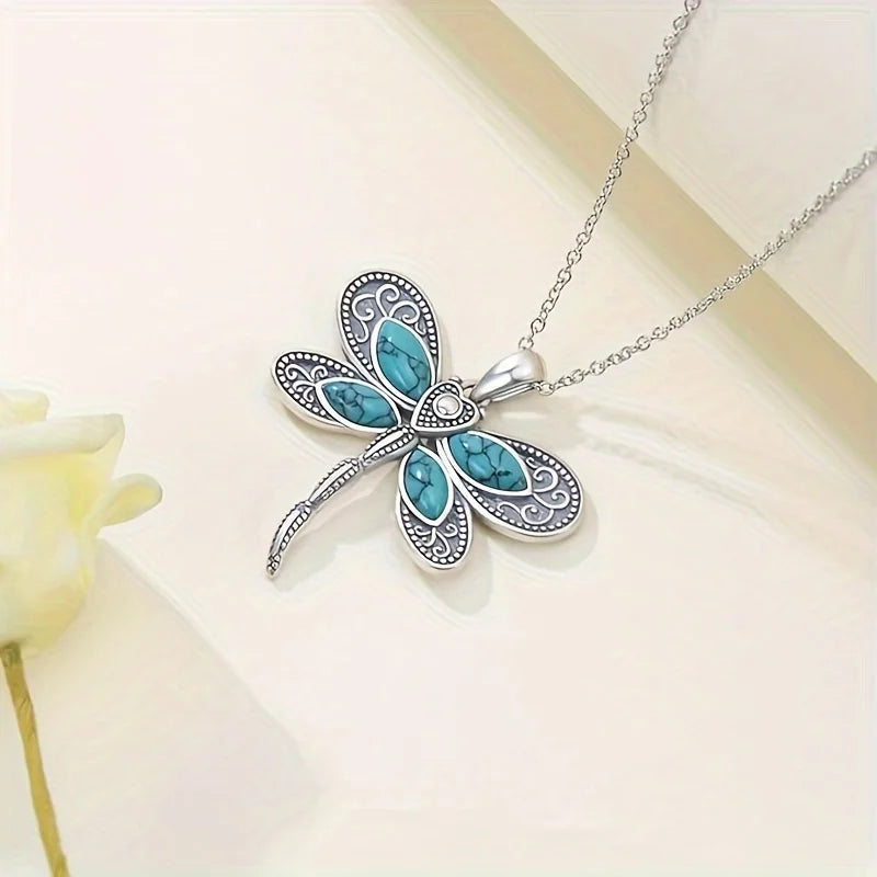 Dragonfly Dreams Silver Pendant Necklace 0