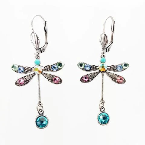 Elegant Carved Dragonfly Earrings 0