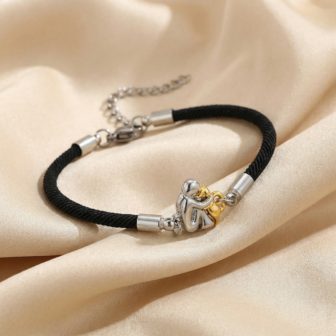 Forever in Your Heart" Dog Hug Rope Bracelet