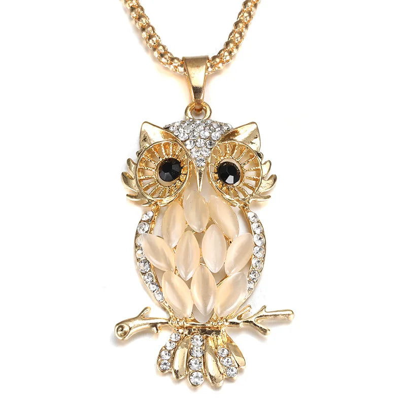 Golden Owl Necklace 0