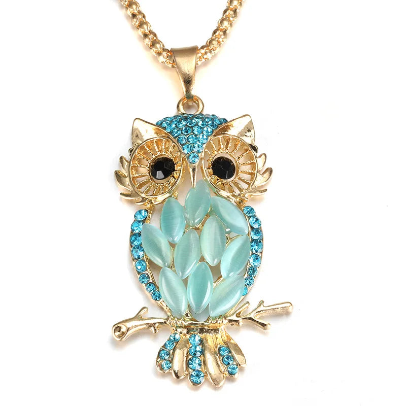 Golden Owl Necklace 1