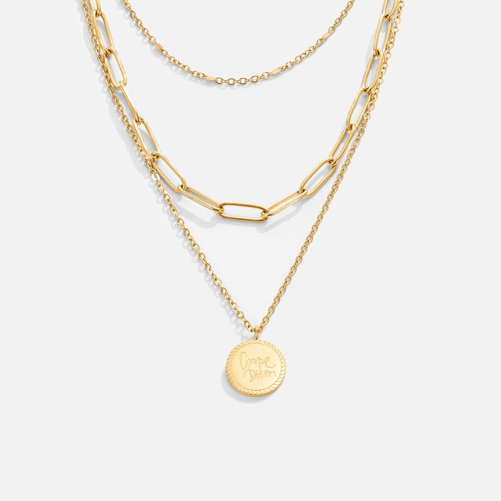 Janie Coin Layered Necklace 0