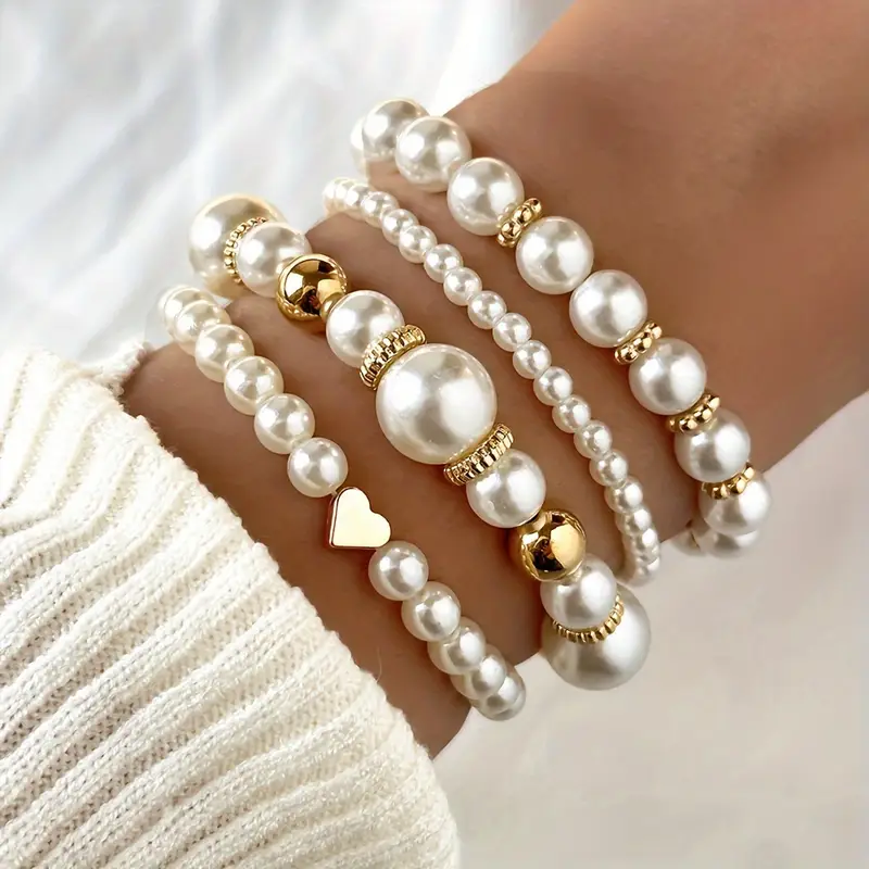 Pearl Bracelet Set 0