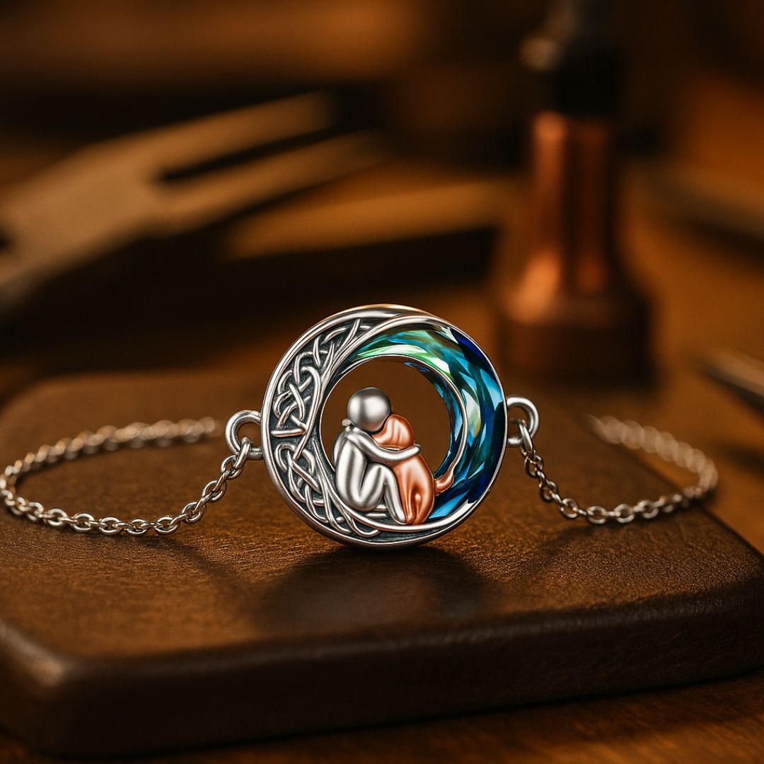 Sterling Silver Adjustable Dog Charm Bracelet 0