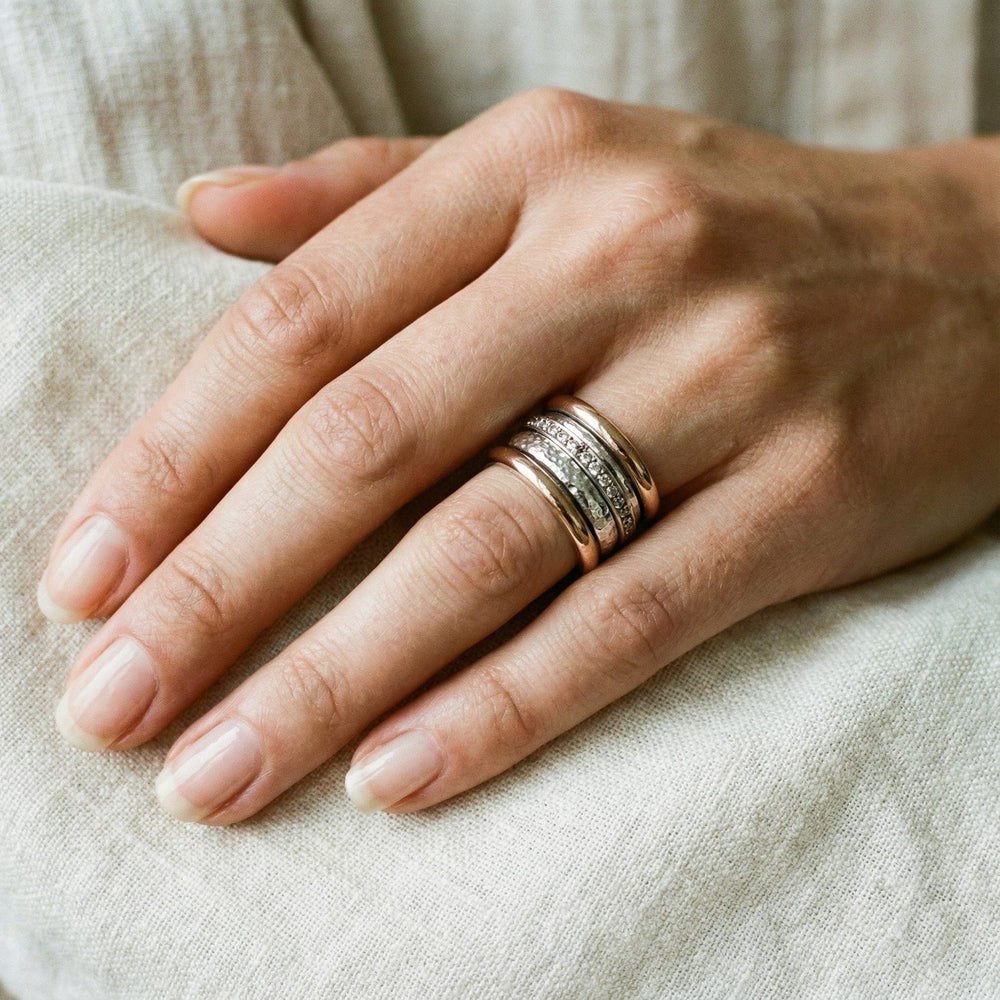 Thick Layered Vintage Gold Ring 1