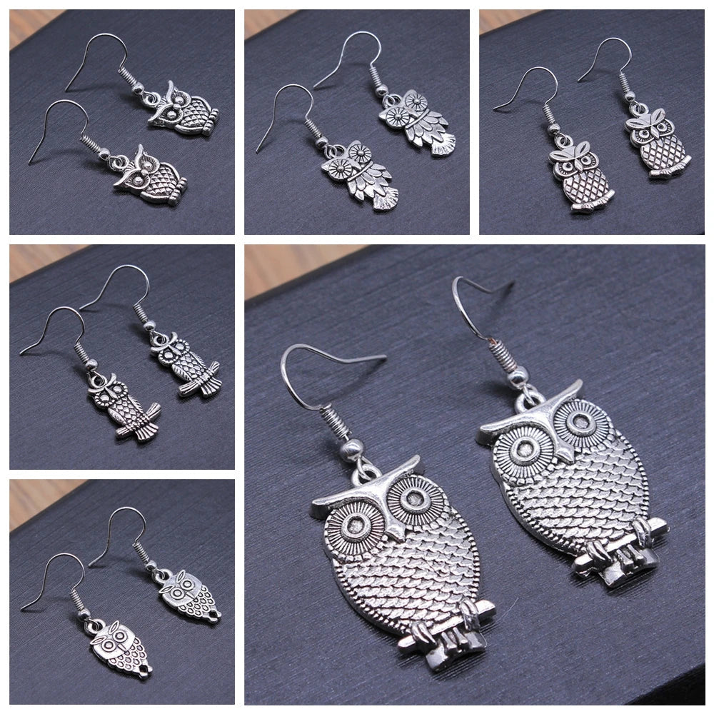 Vintage Owl Bohemian Dangle Earrings 6
