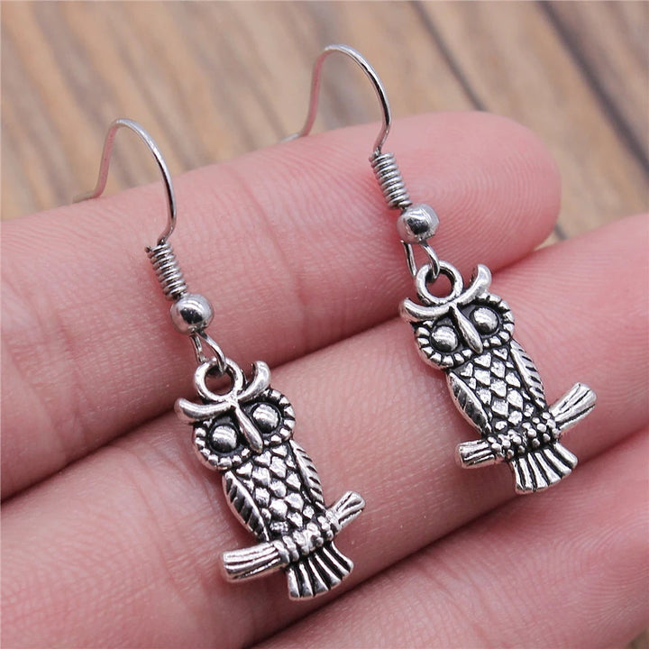 Vintage Owl Bohemian Dangle Earrings 9
